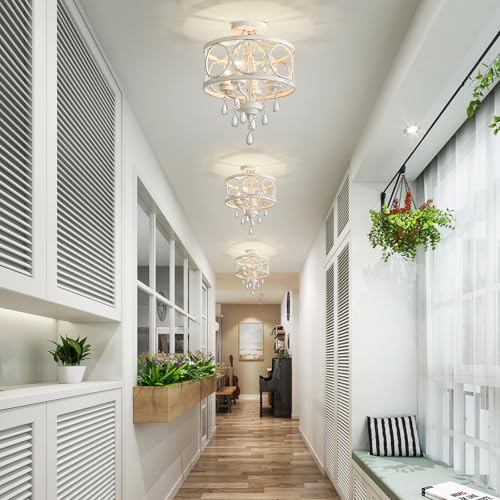 Crystal Ceiling Light Fixture