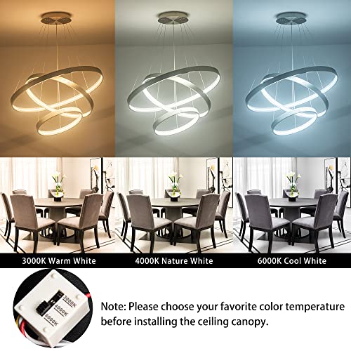 Modern Brushed Nickel LED 3