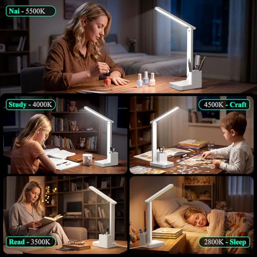 LED Desk Lamp USB A