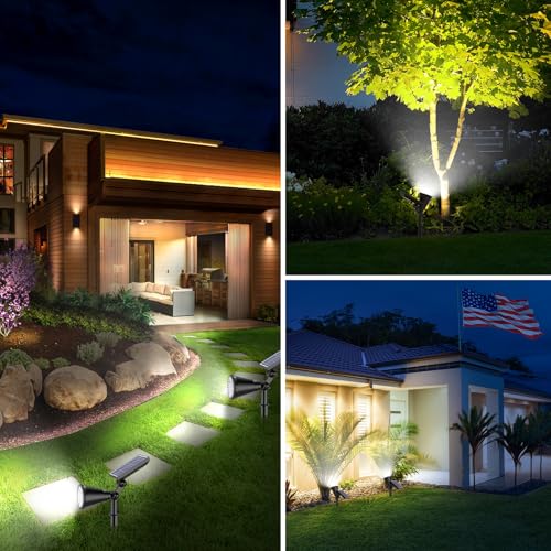 Solar Lights Outdoor Waterproof Spot Lights (3 Count)