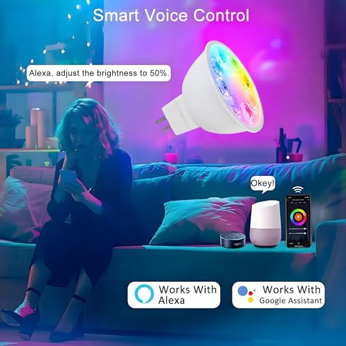Smart MR16 LED Bulb Dimmable Color Changing