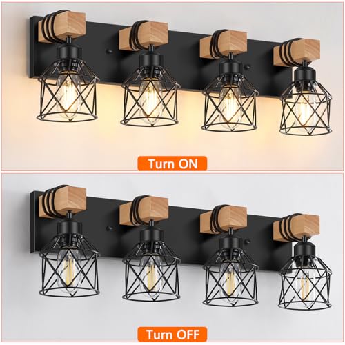4 Light Bathroom Vanity Light Fixtures