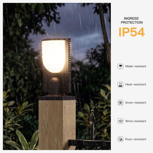 Glass Outdoor Post Lights Hard Wired