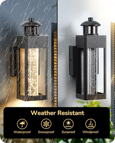 Motion Sensor Dusk to Dawn Outdoor Wall Lights