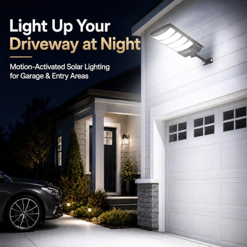 Solar Security Lights Outdoor (4 Count)
