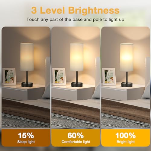Grey Touch Table Lamps Set of 2 (2 Count)