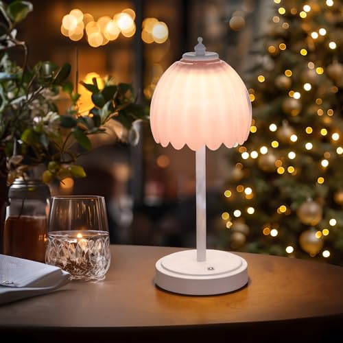 Rechargeable Table Lamp with 5200mAh Battery & Touch Control