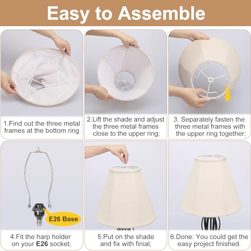 Bell Lamp Shades Set of 2 (2 Count)