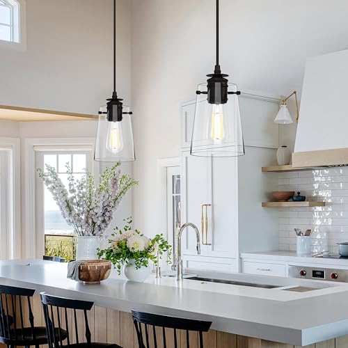 Black Pendant Lights Kitchen Island