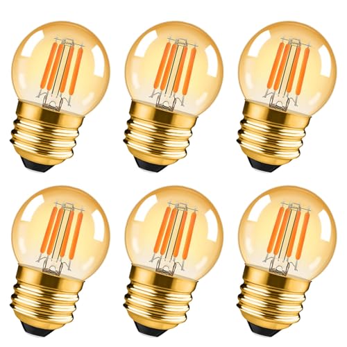Dimmable G40 LED Bulbs 3W (6 Count)
