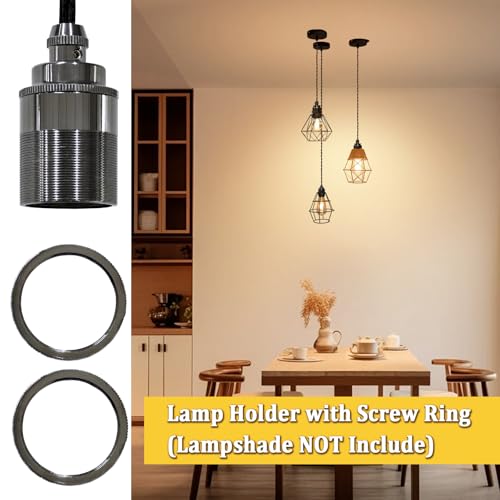 1 Light Mini Pendant Light Kit Black