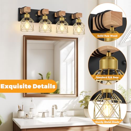 Farmhouse Bathroom Vanity Light Fixtures