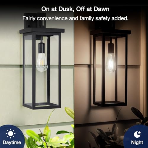 Dusk to Dawn Outdoor Sensor ST19 LED Edison Bulb (8 Count)