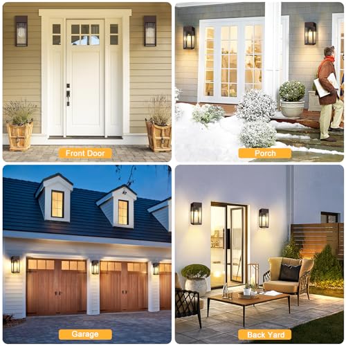 Porch Lights with GFCI Outlet
