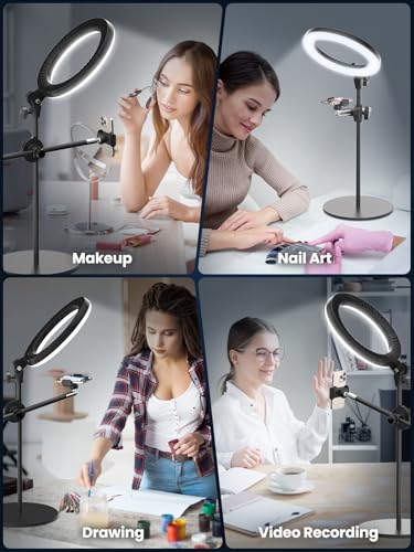 Selfie Ring Light with Stand and Phone Holder