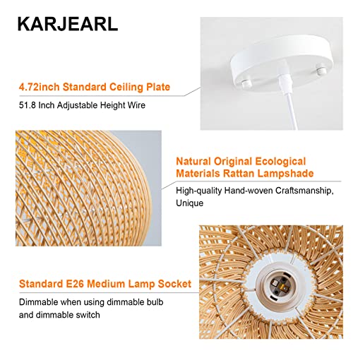 Rattan Pendant Light