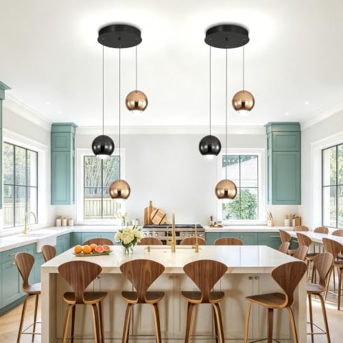 3 Light Cluster Pendant Lights Hanging Chandelier for Kitchen Island