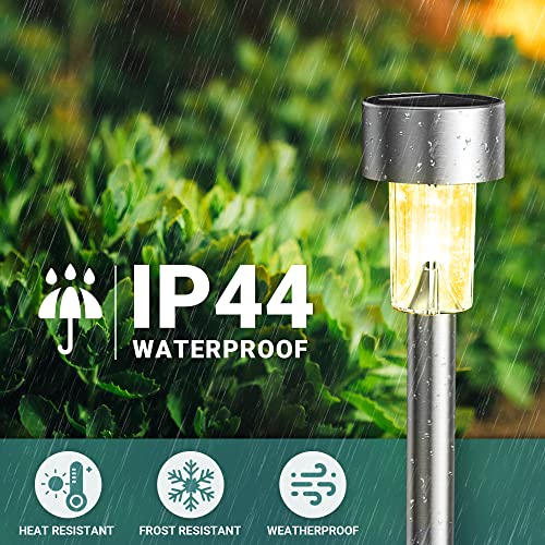 Outdoor Waterproof Multicolor Solar Garden Lights (12 Count)