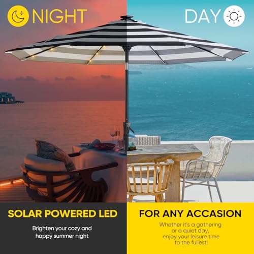 9ft Patio LED Umbrella with light