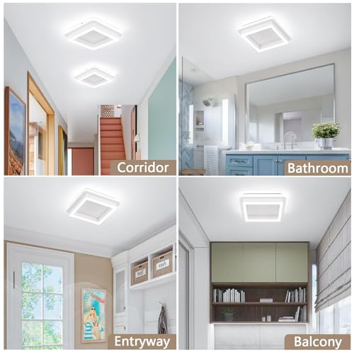 32W Square Hallway Light