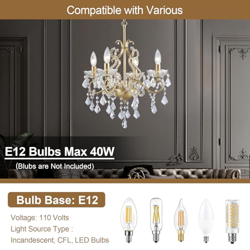 Mini Crystal Chandelier