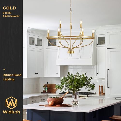 30" Gold Chandelier (9 Count)