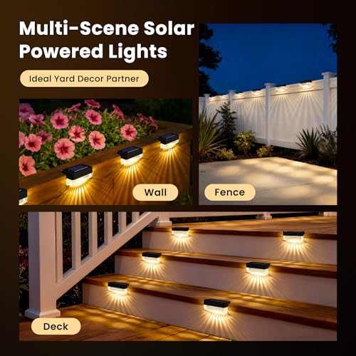 Solar Deck Lights Outdoor (20 Count)