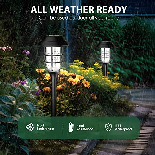 Solar Pathway Lights Waterproof Outdoor Lighting (8 Count)