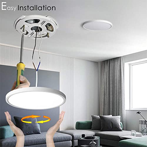 Flush Mount Light Fixture (6 Count)