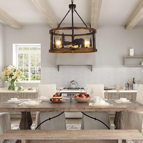 Rustic Chandeliers for Dining Room