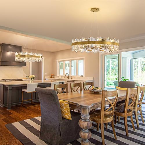 39.4'' Modern Crystal Chandelier