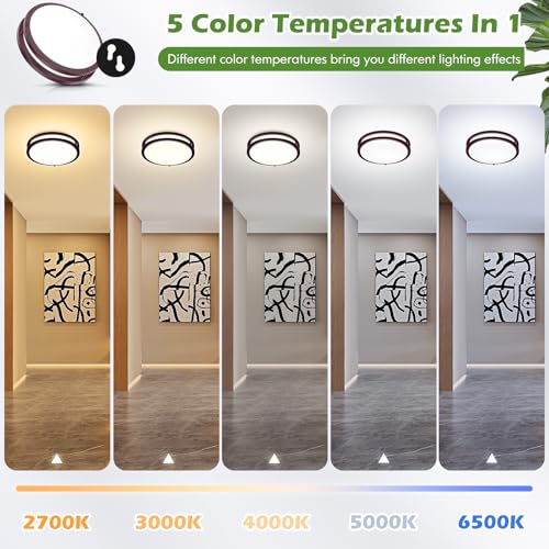2 Pack 36W Dimmable LED Ceiling Lights (2 Count)