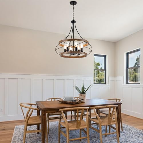 6 Light Farmhouse Chandelier