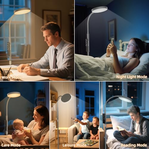 Floor Lamp Adjustable Height Floor Lamps for Living Room Bedroom
