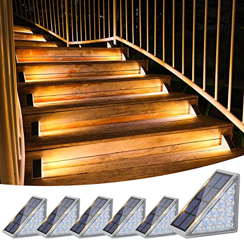 Solar Stair Lights 6 Pack (6 Count)