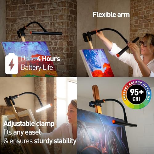 Company Easel Lamp Go™ Premium 95+ CRI LED Art Lamp with 3