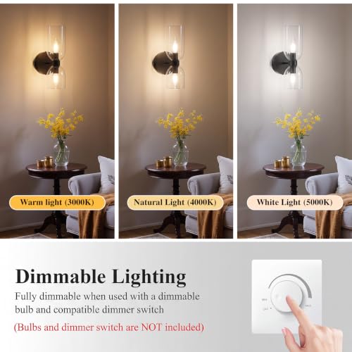 Black Wall Sconces Set of Two (2 Count)