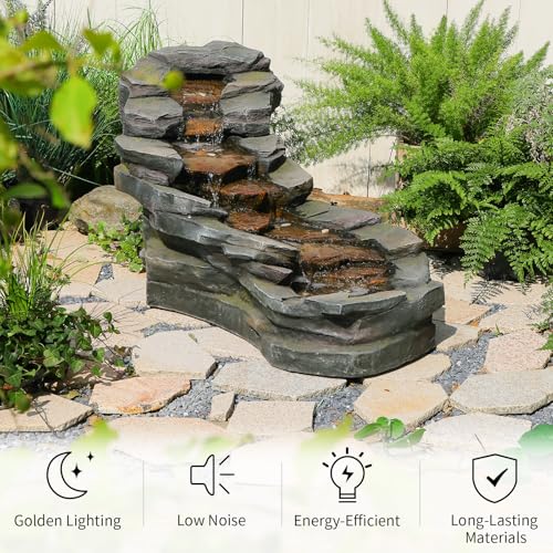 49" L Water Fountain Outdoor 5