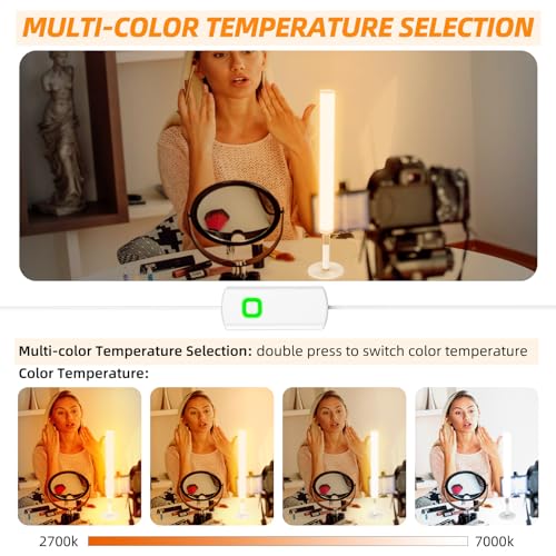 LED Vanity Lights for Mirror with 5 Color Temperature for Makeup