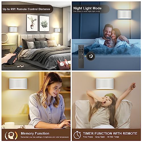 Modern LED Wall Sconces (2 Count)