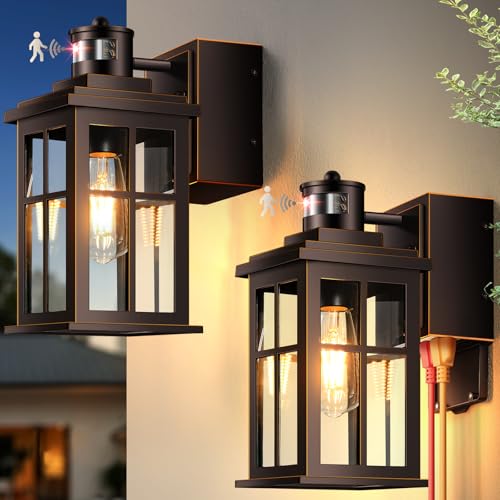 2 Pack Motion Sensor Outside Lights for House (2 Count)