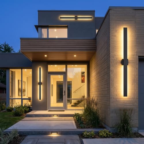 2 Pack 57.5in LED Outdoor Wall Lights (57.5in)