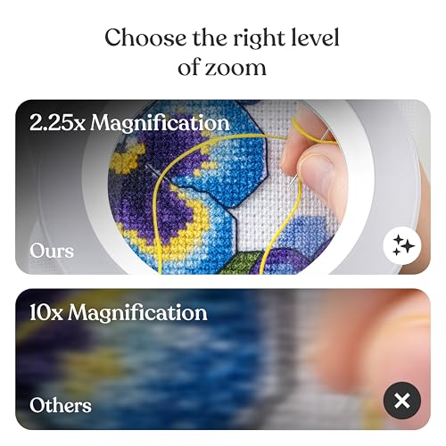 LightView Pro Magnifying Glass with Stand and Light