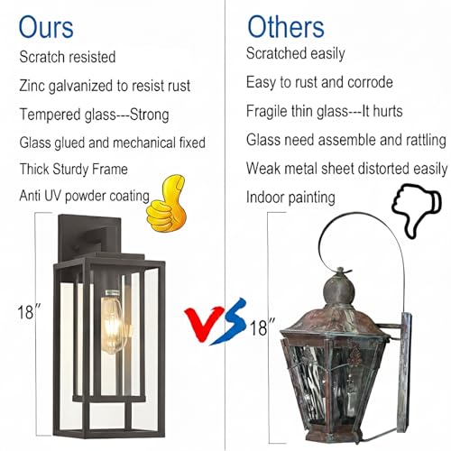 18" Double Cage Outdoor Wall Light (2 Count)