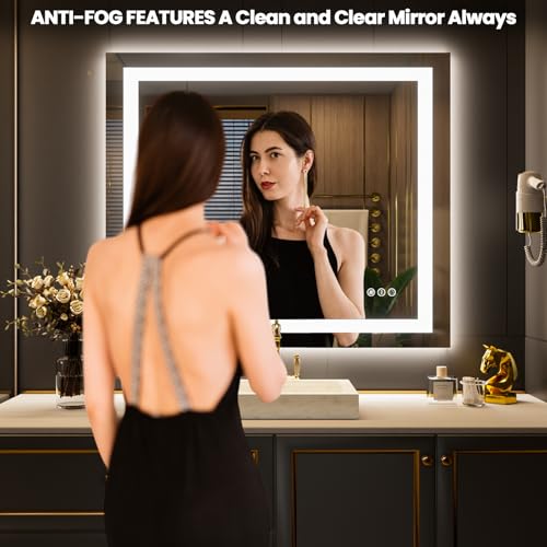 42"X36" LED Bathroom Mirror with Lights