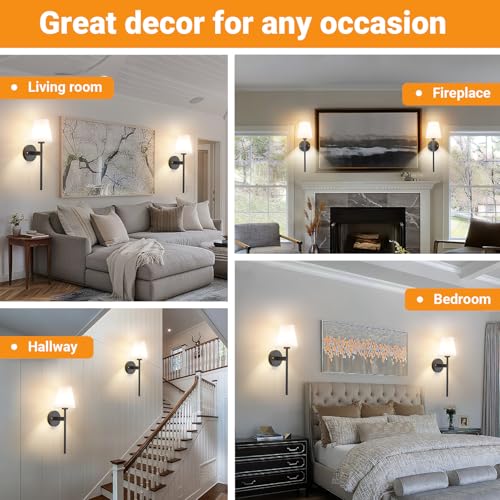 Battery Operated Wall Sconce (2 Count)