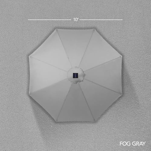 10ft Solar Market Patio Umbrella w