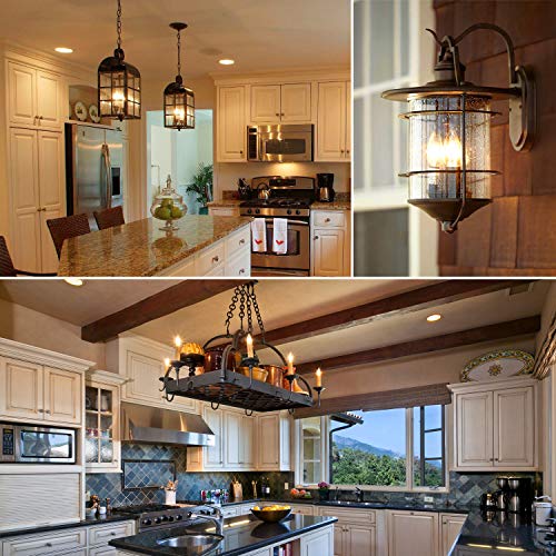 4W Vintage Candelabra LED Bulbs Dimmable (6 Count)