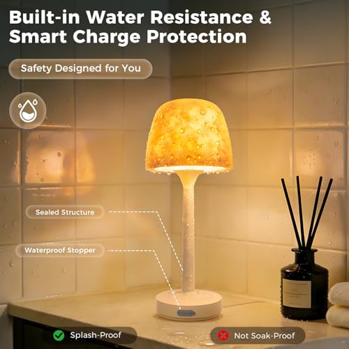 2 Pack Waterproof Shower Lamp Rechargeable LED Ocean Projector (24 Count)