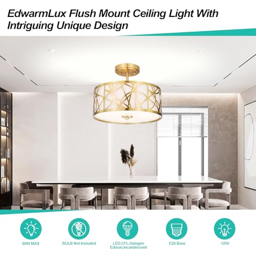 3 Light Semi Flush Mount Ceiling Light